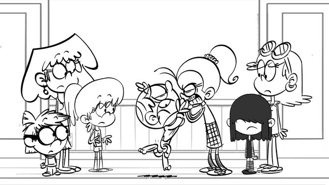 Loudhouse Coloring Page Loudhouse Coloring Page