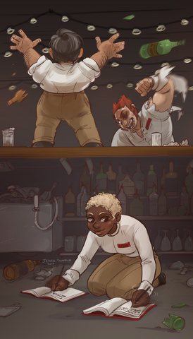 File:Bar fight by Jeinu.png