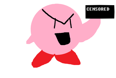 Kirby being naughty transparent