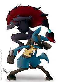 File:Lucario and zoroark.jpg
