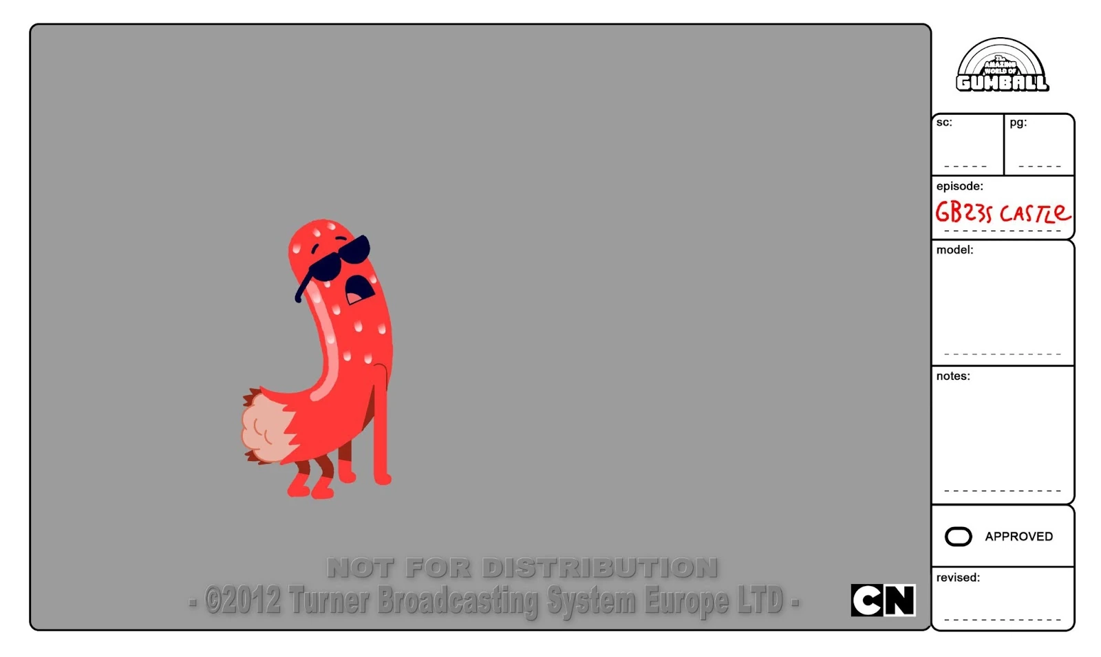 Image GB235CASTLE Costume HotDogWithBurstButt.jpg The Amazing World