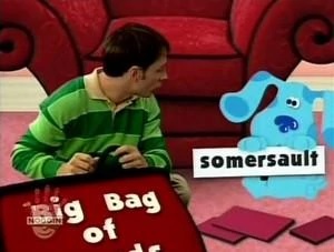 blue's clues bean bag