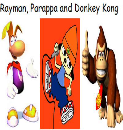 Rayman, Parappa and Donkey Kong