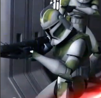 Horn company trooper