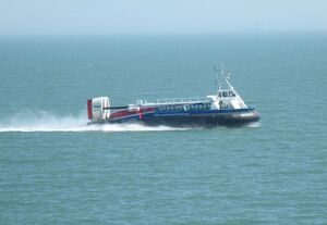 800px-Hovertravel Hovercraft at sea