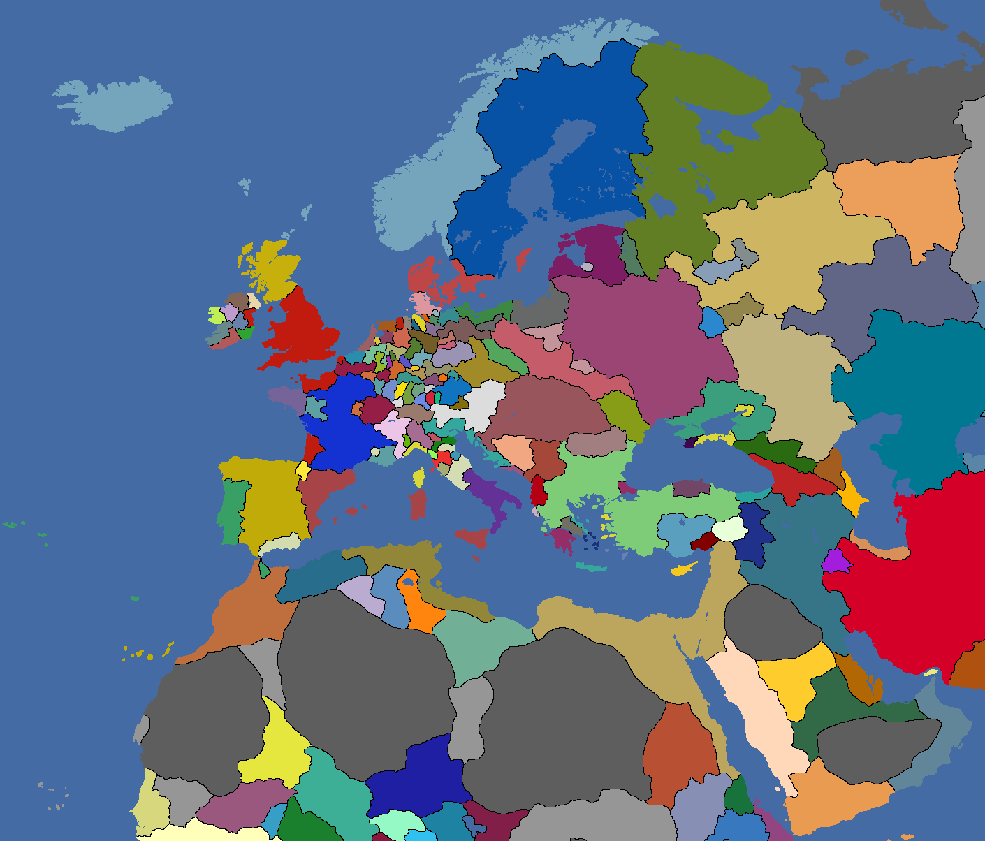 Image - Map of Europe 1444 EU4.png TheFutureOfEuropes.