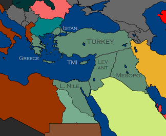 Regions turkey 1962