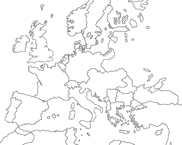 image blank map of europe 1914 by eric4epng