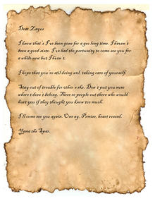 Letter from Yama