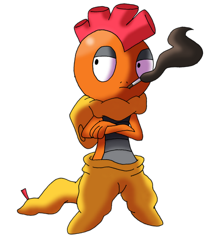 File:Smokin scrafty by sketchinnegro-d3bogwe.png