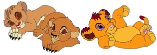 Three cubs