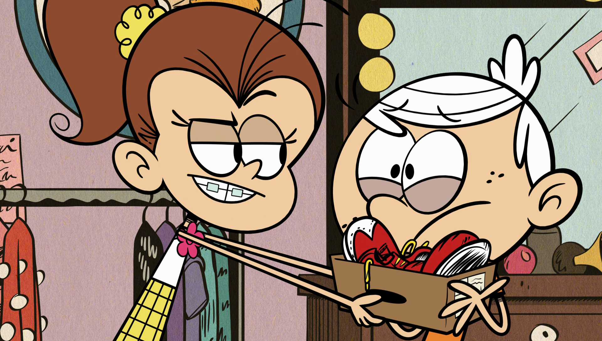 Image  S1E24A You take care of deodorizing these clown shoes.png  The