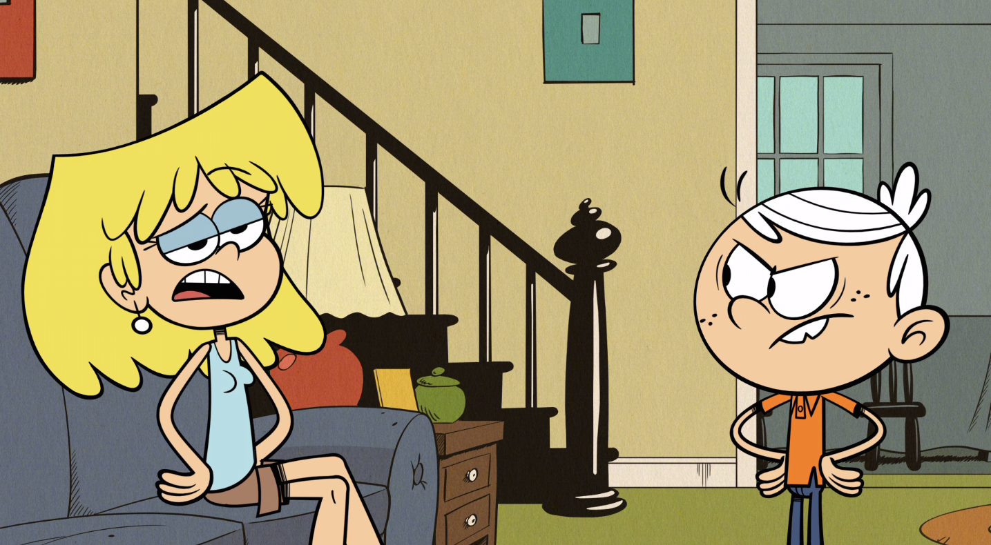 Image - S1E08B Linc Lori fighting over Lily.png The Loud House.