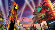 Universal Studios Hollywoods rip ride Rockit Roller Coaster