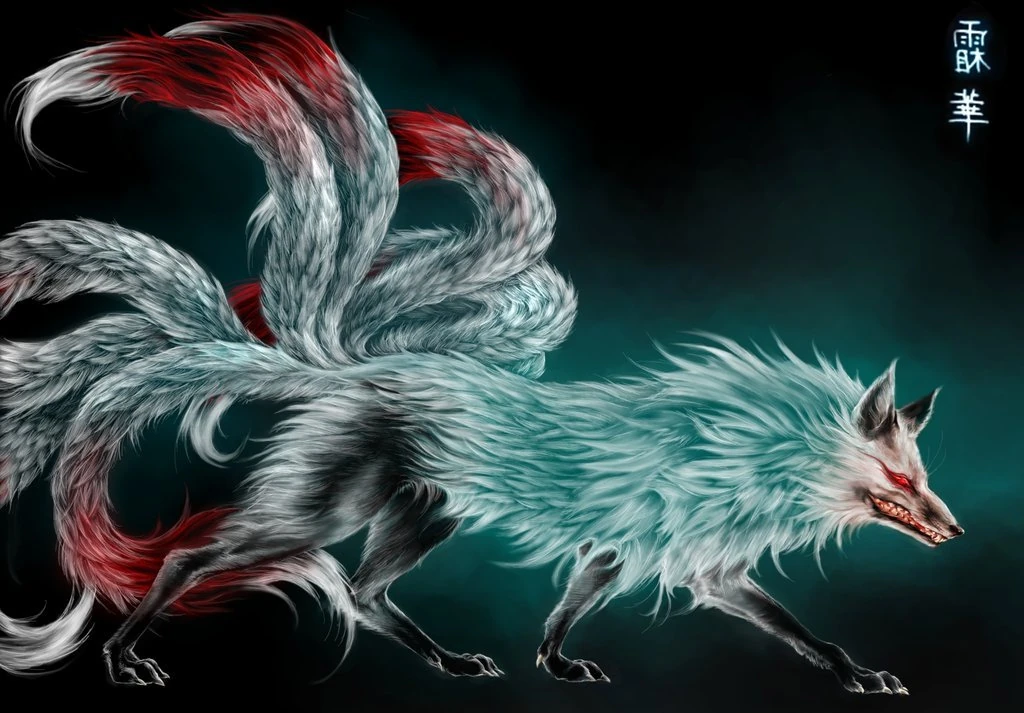 Image - Nine tailed Fox by Vyrilien.jpg | Naruto Fanon ...