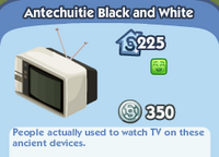 Antechuitie Black and White