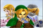 Link zelda and sheik