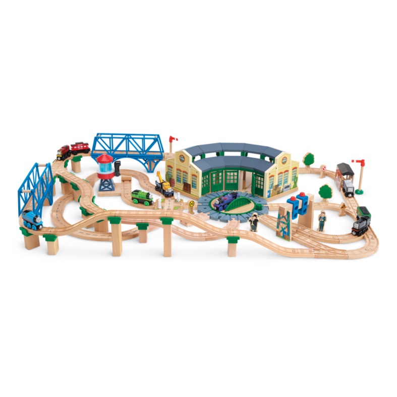 Wooden Railway Tidmouth Sheds Deluxe Set.Thomas Friends Wooden ... Wooden Railway Tidmouth Sheds Deluxe Set.Thomas Friends Wooden ...