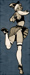 Ballet Girl Cardboard Character