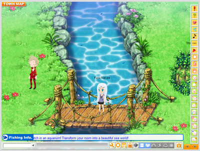 Rickety rope bridge