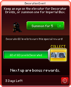 Decoration Event 2 31 to 60 Completed