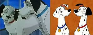 Titanic The Legend goes on Dalmatians look like Pongo & Perdita from 101 Dalmatians
