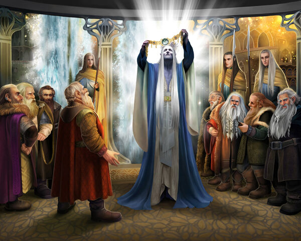 파일:Olga G - Elu Thingol and the Dwarves of Nogrod in Menegroth.jpg