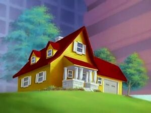 Tom and Jerry's house in Tom and Jerry movie
