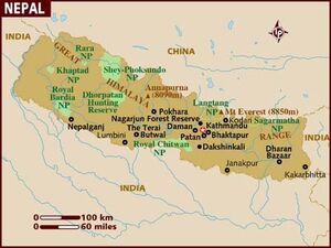 Nepal map 001