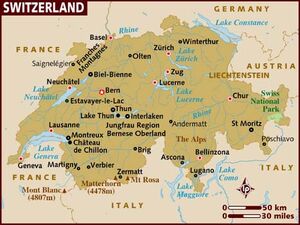 Switzerland map 001