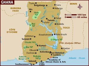 Ghana map 001