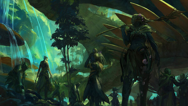 Guild wars 2 the grove by artfall-d5djzhe