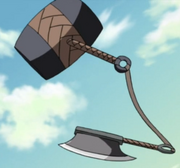 Mallet and Butcher Knife