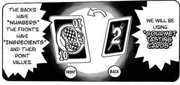 Gourmet Tasting Card