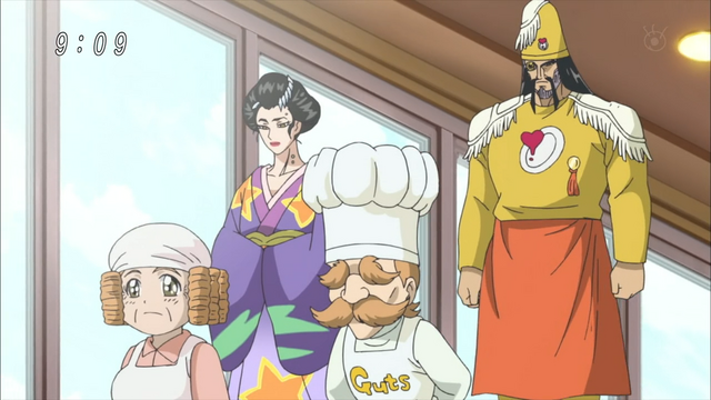 File:Damala, Tsurara, Sumire and Lulubhu arriving at Zen Ou.png