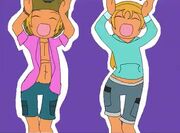 Geoff-Bridgette Caramelldansen