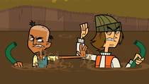 Mud fight