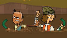 Mud fight