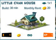Little Cyan House