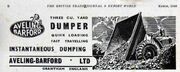 Aveling Barford dumper advert - BTJ - GG - Im194603