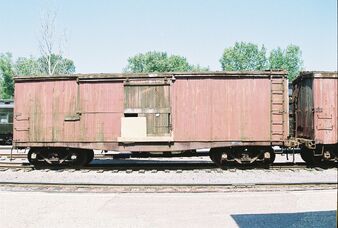 Old Wooden Boxcar
