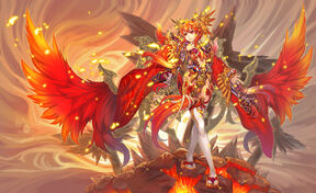 1600x978 20173 Phoenix 2d anime phoenix girl woman picture image digital art