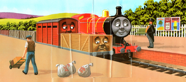 File:JamestheRedEngineandtheTroublesomeTrucks6.png