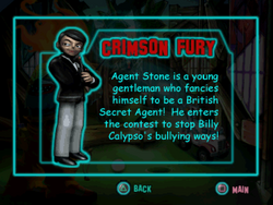 Twisted Metal - Small Brawl - Crimson Fury bio