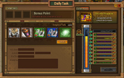 Daily task screan