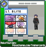 Trainer Card Lt.Blite