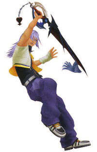 KH2 Riku+Keyblade