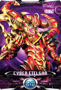 Ultraman X Cyber Etelgar Card