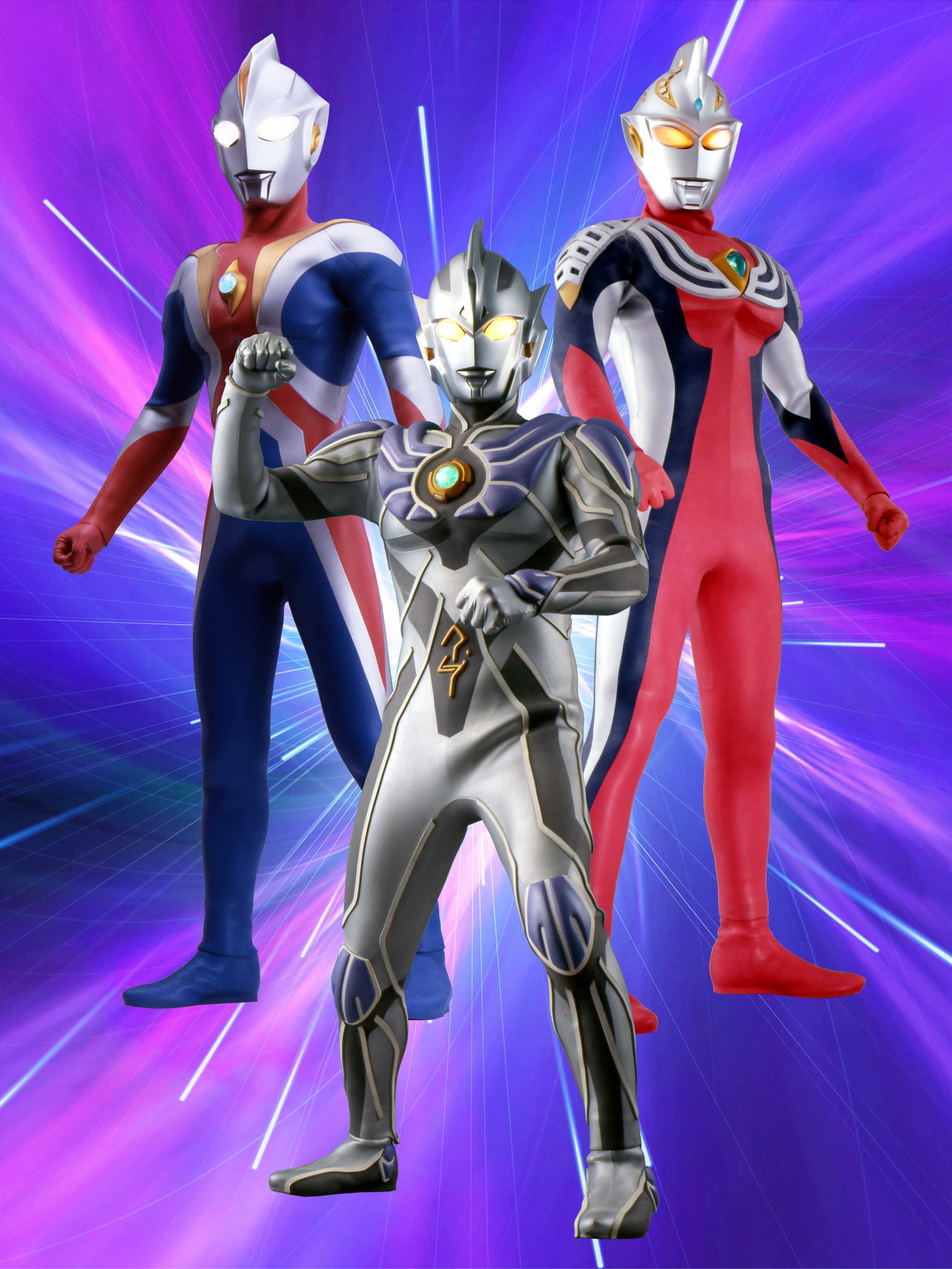 Ultraman Legend (Ultraman Cosmos + Ultraman Justice) [Ultraman Cosmos Vs Ultraman Justice: The Final Battle] Minecraft Skin