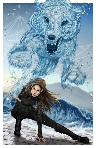 Archivo:Feyre and the Water Wolves by Amanda Kwieraga.jpg